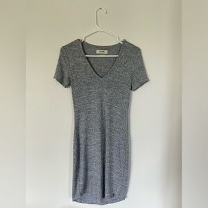 Golden TNA Aritzia Grey Dress